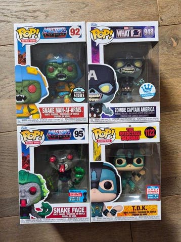 Funko - Funko Pop - Lot de 4 Figurines Funko Pop! Exclusives