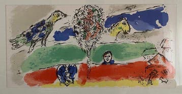 Marc Chagall (1887-1985) - El río Verde