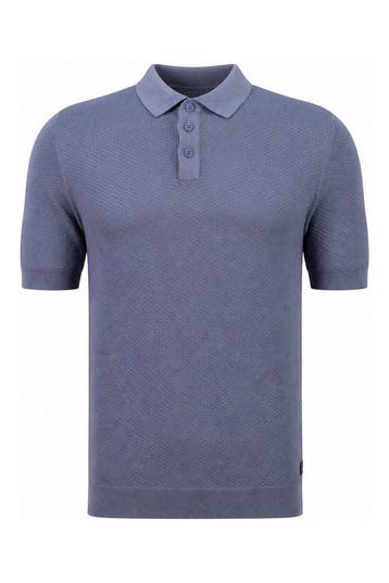Cavallaro Napoli Polo in maat M Blauw, Verzenden, Zo goed als nieuw, Blauw, Cavallaro Napoli
