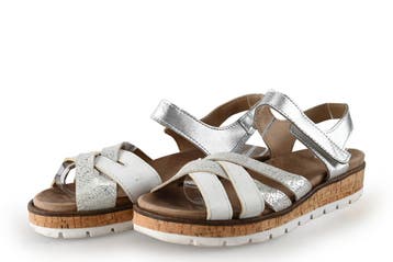 Aco Sandalen in maat 40 Zilver, Kleding | Dames, Aco, Overige kleuren, Verzenden, Sandalen of Muiltjes