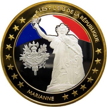 Frankrijk. Historical Medal LES PILIERS DE LA RÉPUBLIQUE RF