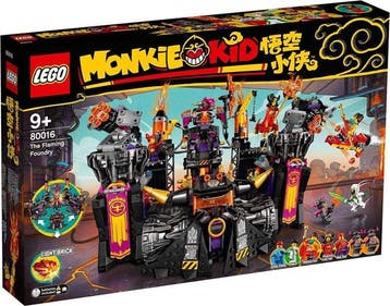 Lego Set - 80016 - Monkie Kid - The Flamming Foundy, Nieuw