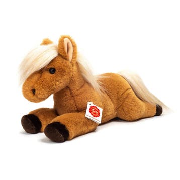 Hermann Teddy paard knuffel - pluche - lichtbruin - 34 cm, Verzenden, Nieuw