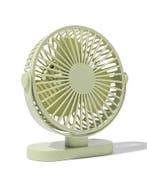 HEMA Bureauventilator 17.5cm groen, Verzenden, Nieuw
