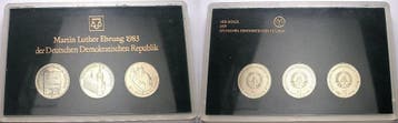3 x 5 Mark 1983 A Gedenkmunten duitse Demokratische Republik, Postzegels en Munten, Verzenden