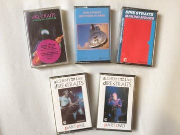 Dire Straits - Collection of 5 x tapes - Diverse titels -, Nieuw in verpakking