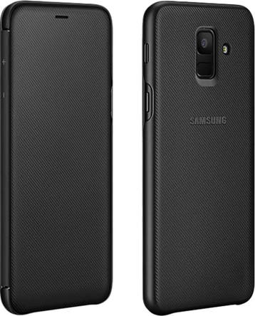 Samsung Flip Wallet - Samsung J6 - Zwart, Ophalen of Verzenden, Nieuw
