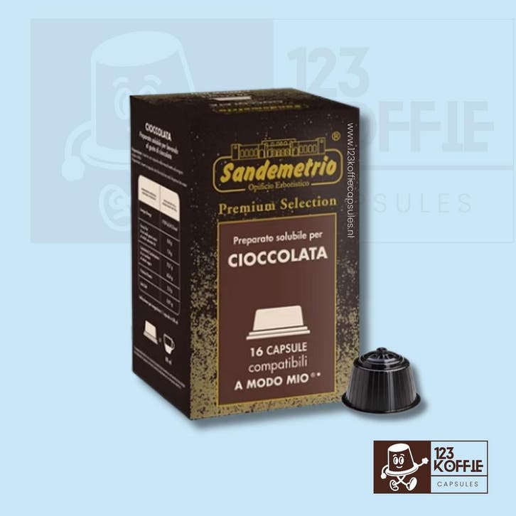 Chocolade koffie capsules A Modo Mio 16 stuks Sandemetrio, Witgoed en Apparatuur, Koffiemachine-accessoires, Verzenden