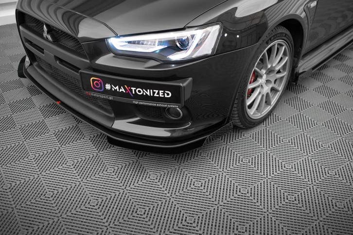 Maxton Front Flaps Mitsubishi Lancer EVO X, Auto diversen, Tuning en Styling, Verzenden