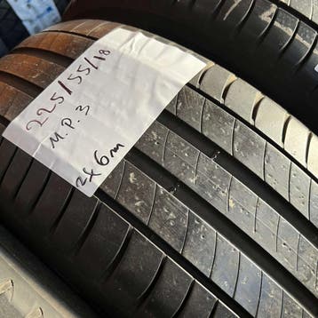 4 x Michelin Primacy 3 225-55-18 Zomerbanden 6mm, 18 inch, Gebruikt, Ophalen of Verzenden, Band(en)
