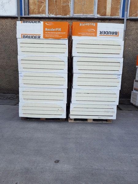 B-keus PIR afschot 2-zijdig aluminium 1200x1200x90/100mm, Doe-het-zelf en Verbouw, Isolatie en Afdichting, Ophalen of Verzenden