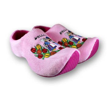 Klomppantoffels klompsloffen Roze Kiss Holland  + geschenkve, Ophalen of Verzenden, Nieuw