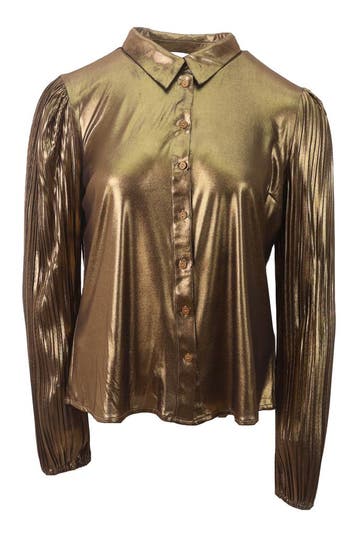 AAIKO Blouse in maat S Goud, Kleding | Dames, AAIKO, Verzenden, Gedragen, Overige kleuren
