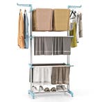 LIVSK Extra Groot Droogrek met 4 Etages - 24 Hangstangen en, Verzenden, Nieuw