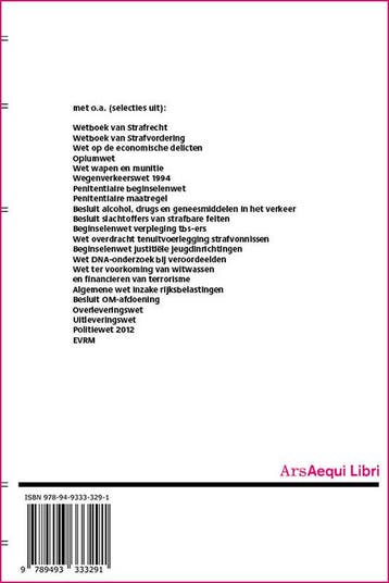 Strafrecht & strafvordering / 2024/2025 / Ars Aequi, Verzenden, Gelezen
