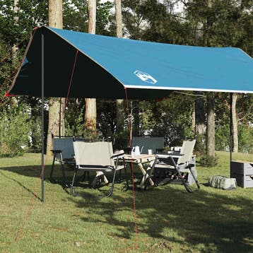 vidaXL Kampeerluifel waterdicht 460x305x210 cm blauw, Verzenden, Nieuw, Tot en met 2