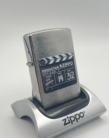 Zippo, No Reserve Price - Movie Clapboard / Slate, Nieuw