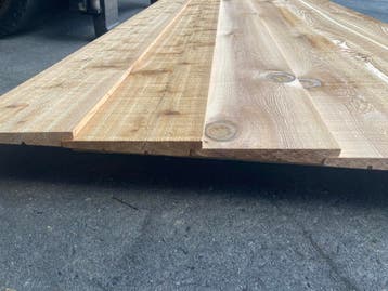 Zweeds rabat potdekseldelen schutting Red Cedar 12/24x170mm, Ophalen, Minder dan 25 mm, Nieuw, Plank