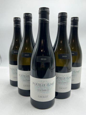 2025 Domaine Chollet Les Sables - Pouilly Fumé - 6 Flessen, Nieuw