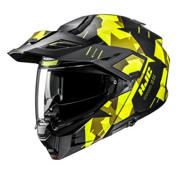 HJC i80 Roki Zwart Geel Adventure Motorhelm, Motoren, Nieuw met kaartje, HJC, XXL, Heren