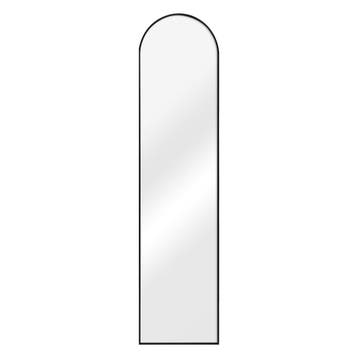 [en.casa] Spiegel vrijstaand Bugnara verstelbaar 160x40 cm z, Huis en Inrichting, Woonaccessoires | Spiegels, Verzenden, Nieuw