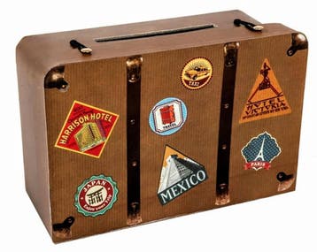 Money-, kaart- of enveloppen doos Travel, Verzenden, Nieuw, Versiering, Overige