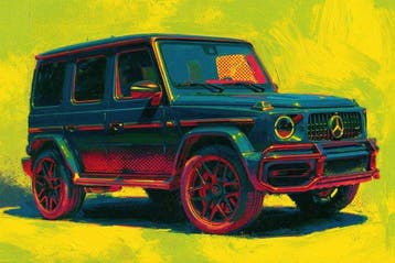 Iconica - Pop Art G-Wagon - Unique 1/1 XXL (100x150 cm)