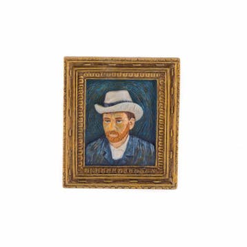 Magneet met 3D zelfportret Vincent van Gogh, Ophalen of Verzenden, Nieuw