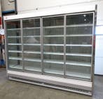 Wandkoeling met 4 deuren, B258 x D78 x H205cm, zonder motor, Gebruikt