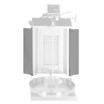GGM Gastro | Vleugeldeuren - 375x153mm - RVS - passend voor, Verzenden