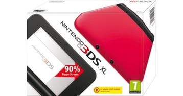 Nintendo 3DS XL Rood in Doos (Nette Staat), Spelcomputers en Games, Ophalen of Verzenden, Zo goed als nieuw