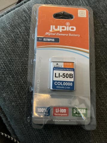 Jupio LI-50B Camera Accu – Nieuw – Geschikt voor Olympus, Verzenden, Nieuw