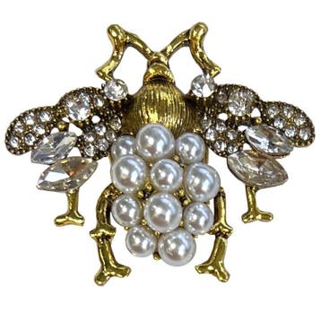 Fako Bijoux - Magnetische Broche - Kever Met Parels -, Verzenden, Nieuw
