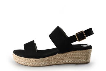 Dolcis Sandalen in maat 40 Zwart, Dolcis, Verzenden, Zwart, Sandalen of Muiltjes