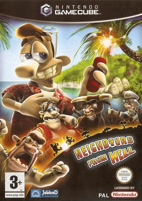 Gamecube Neighbours from Hell, Spelcomputers en Games, Games | Nintendo GameCube, Zo goed als nieuw, Verzenden