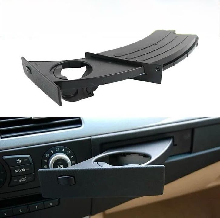 Voorste bekerhouder links BMW 5-Serie E60/E61 04-10, Auto-onderdelen, Interieur en Bekleding, Nieuw, BMW