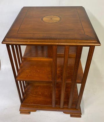 Boekenkast - Hout - draaibare boekenmolen