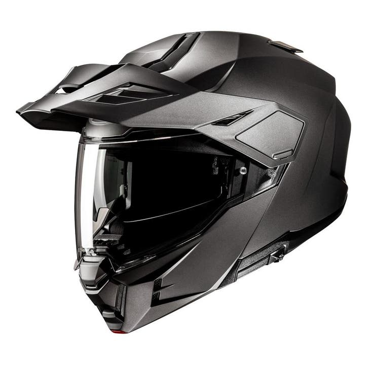 HJC i80 Solid Zilver Adventure Motorhelm, Motoren, Kleding | Motorhelmen, Offroadhelm, Heren, XXL, Nieuw met kaartje, HJC, Verzenden