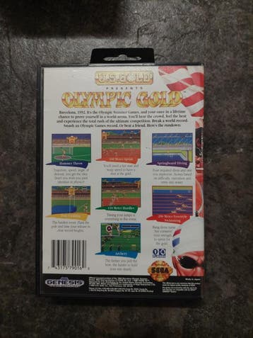 Olympic Gold Barcelona 92 (Sega Genesis tweedehands game), Ophalen of Verzenden, Zo goed als nieuw