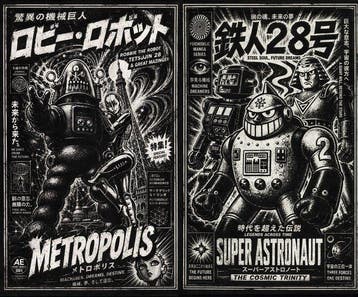 Æ (XX-XXI) - “Japanese Tin Robot Collection · Steel Dreams”,