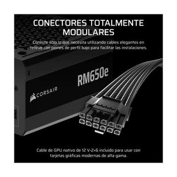 Corsair RM650E (2025) Volledig modulair ATX-voeding met 1..., Verzenden, Nieuw