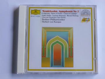 Mendelssohn - Symphonie 2 / Herbert von Karajan, Cd's en Dvd's, Cd's | Klassiek, Ophalen of Verzenden, Zo goed als nieuw