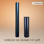 Geblauwde pijp 0,6mm / kachelpijpen bij 123rookkanaal, Ophalen of Verzenden, Nieuw, Hout, Vrijstaand