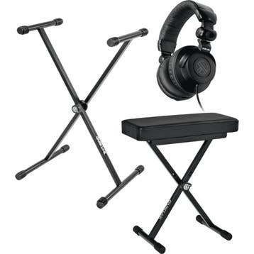 QUIKLOK KEYBUNDLE1-BK – Zwarte bundel met keyboardstandaard,, Ophalen of Verzenden, Nieuw