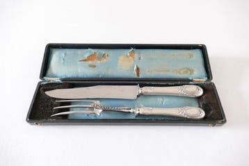 Edmond Zeihen, Parijs - 1887-1912 - Bestekset - .950 zilver, Antiek en Kunst