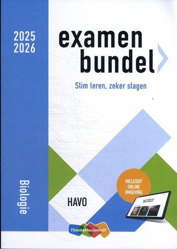 9789006994155 Examenbundel Biologie havo 2025/2026, Boeken, Verzenden, Zo goed als nieuw