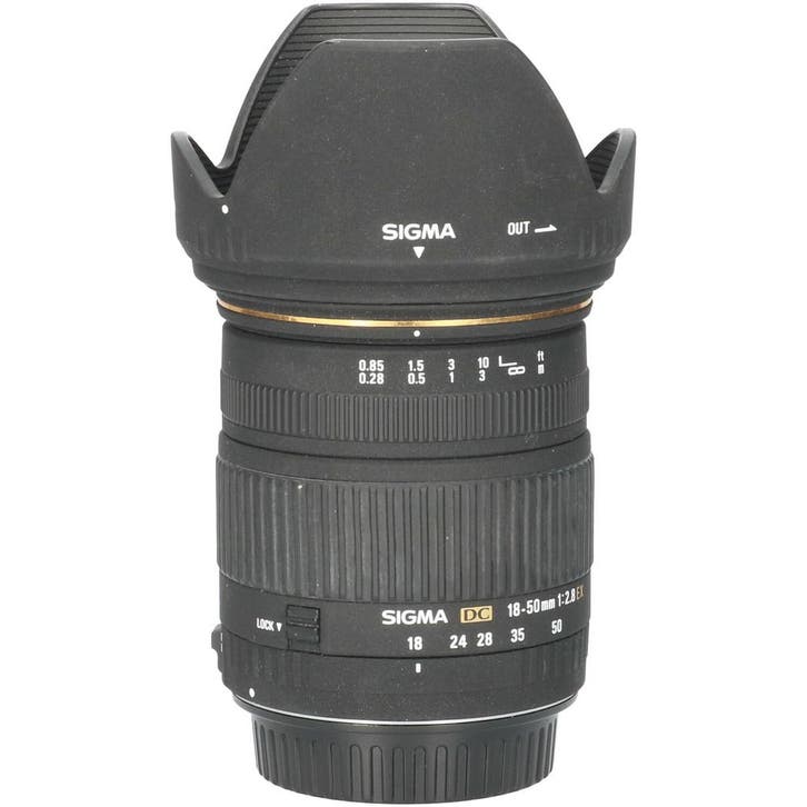 Tweedehands Sigma 18-50mm f/2.8 EX DC Canon CM6587, Audio, Tv en Foto, Fotografie | Lenzen en Objectieven, Overige typen, Gebruikt