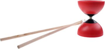 Diabolo (10cm) - Rood | HOT Games - Buitenspeelgoed, Kinderen en Baby's, Verzenden, Nieuw