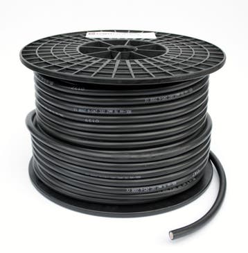 Dubbel geisoleerde accukabel 50 mm² Zwart IEC60332-3-24, Ophalen of Verzenden, Nieuw