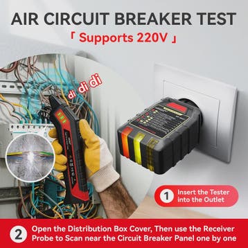 NOYAFA NF-8401 Circuit Breaker Finder & Socket Tester - Elek, Verzenden, Nieuw
